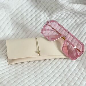 Pink Oversized Sunglasses